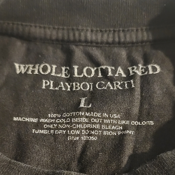 Playboi Carti, Black Graphic Tee - Picture 4 of 9